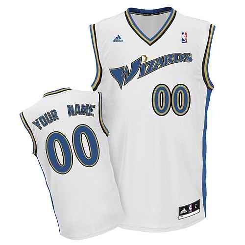 Washington Wizards Youth Custom White Jersey