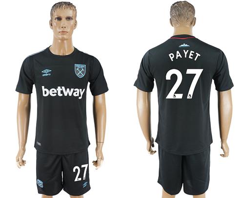 West Ham United #27 Payet Away Soccer Club Jersey West Ham United #27 Payet Away Soccer Club Jersey