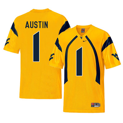 West Virginia Mountaineers 1 Tavon Austin Gold College Football Jersey West Virginia Mountaineers 1 Tavon Austin Gold College Football Jersey