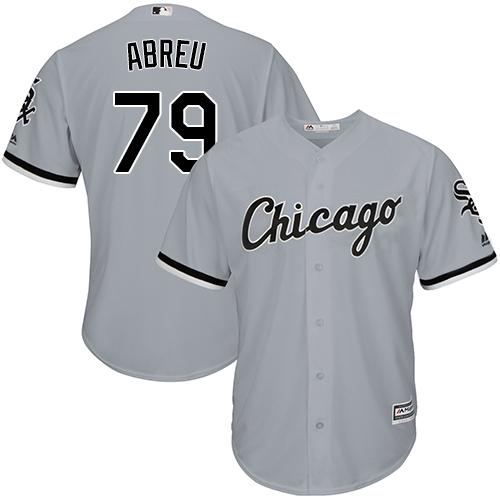 White Sox #79 Jose Abreu Grey Road Cool Base Stitched Youth MLB Jersey White Sox #79 Jose Abreu Grey Road Cool Base Stitched Youth MLB Jersey