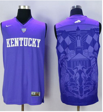 Wildcats Blank Blue Basketball Stitched NCAA Jersey