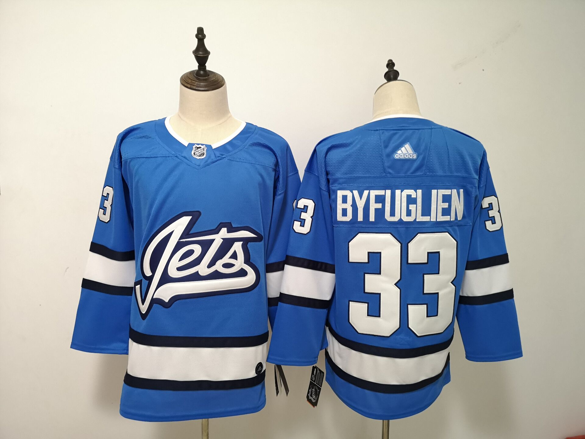 Winnipeg Jets 33 Dustin Byfuglien Blue Alternate Adidas Jersey Winnipeg Jets 33 Dustin Byfuglien Blue Alternate Adidas Jersey