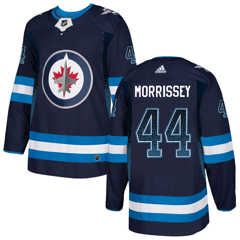 Winnipeg Jets 44 Josh Morrissey Navy Drift Fashion Adidas Jersey Winnipeg Jets 44 Josh Morrissey Navy Drift Fashion Adidas Jersey