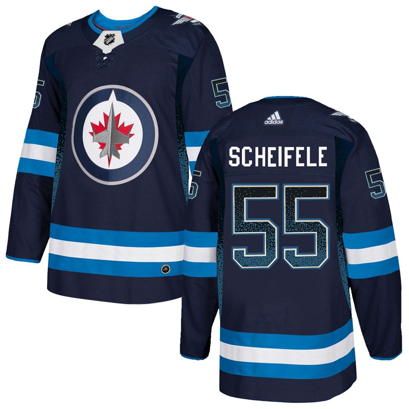 Winnipeg Jets 55 Mark Scheifele Navy Drift Fashion Adidas Jersey Winnipeg Jets 55 Mark Scheifele Navy Drift Fashion Adidas Jersey