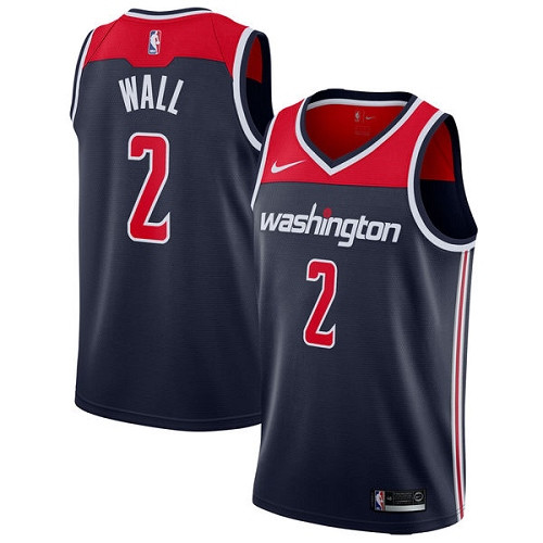 Wizards #2 John Wall Navy Blue Women's Basketball Swingman Statement Edition Jersey Wizards #2 John Wall Navy Blue Women's Basketball Swingman Statement Edition Jersey