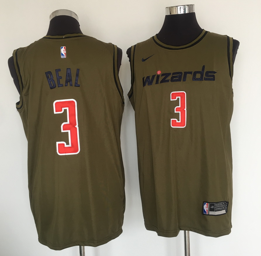 Wizards #3 Bradley Beal Olive Nike Swingman Jersey Wizards #3 Bradley Beal Olive Nike Swingman Jersey