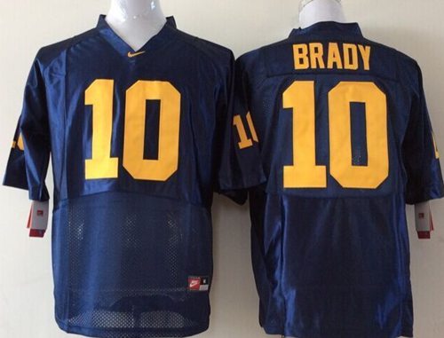 Wolverines #10 Tom Brady Blue Stitched Youth NCAA Jersey Wolverines #10 Tom Brady Blue Stitched Youth NCAA Jersey