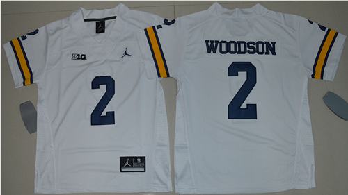 Wolverines #2 Charles Woodson White Jordan Brand Stitched Youth NCAA Jersey Wolverines #2 Charles Woodson White Jordan Brand Stitched Youth NCAA Jersey
