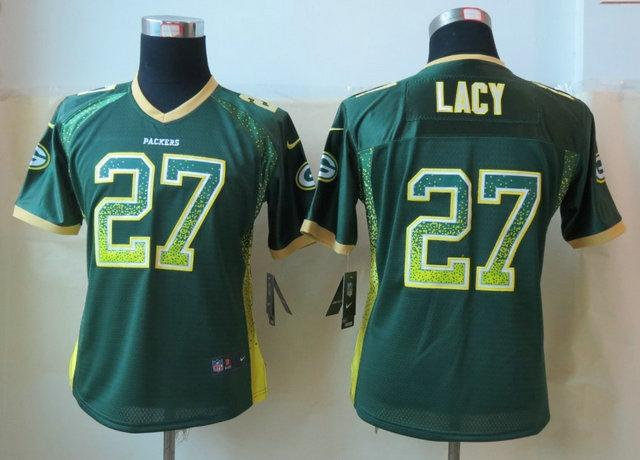 Women 2013 NEW NEW Green Bay Packers 27 Eddie Lacy Drift Fashion Green Elite Jerseys Women 2013 NEW NEW Green Bay Packers 27 Eddie Lacy Drift Fashion Green Elite Jerseys
