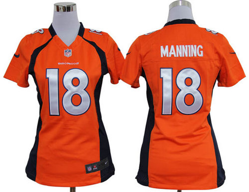 Women''''s Nike Denver Broncos 18 Peyton Manning Game Team Color Jerseys Women''''s Nike Denver Broncos 18 Peyton Manning Game Team Color Jerseys