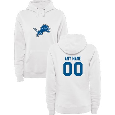 Women's Detroit Lions Design Your Own Pullover Hoodie Women's Detroit Lions Design Your Own Pullover Hoodie