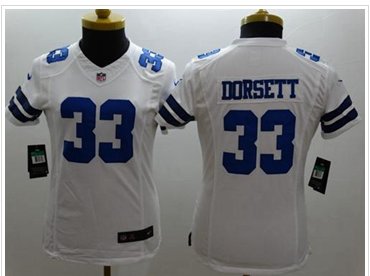 Women's NEW Cowboys #33 Tony Dorsett White NFL Limited Jersey