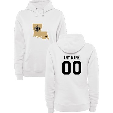Women's New Orleans Saints Design Your Own Pullover Hoodie