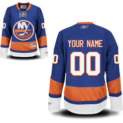 Women's New York Islanders Royal Blue Premier Home Custom Jersey