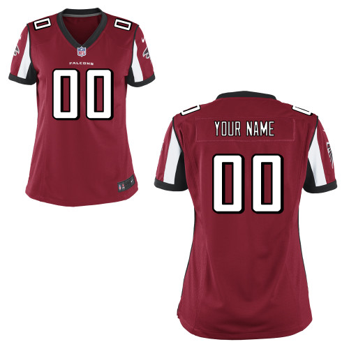 Women's Nike Atlanta Falcons Customized Game Team Color Jersey