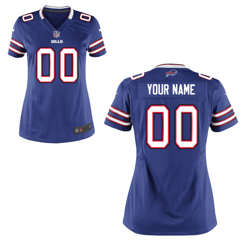 Women's Nike Buffalo Bills Customized Game Team Color Jersey