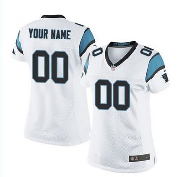 Women's Nike Carolina Panthers Customized Limited White NFL Jersey Women's Nike Carolina Panthers Customized Limited White NFL Jersey