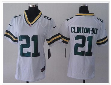 Women's Nike Packers #21 Ha Ha Clinton-Dix White NFL Elite Jersey