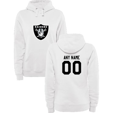 Women's Oakland Raiders Design Your Own Pullover Hoodie