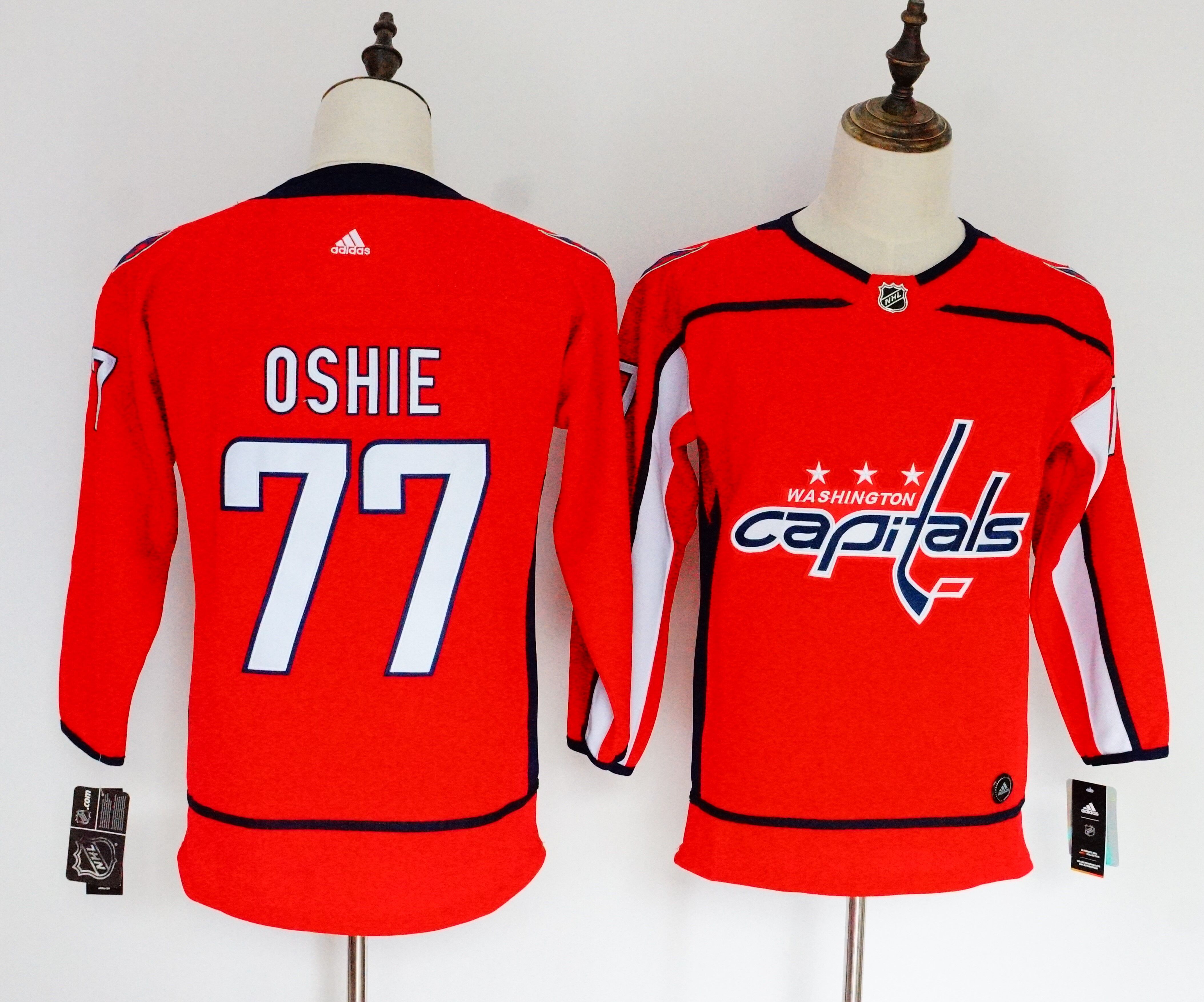 Women Adidas Capitals #77 Evgeny Kuznetsov Black Authentic Team Logo Fashion Stitched NHL Jersey (2)