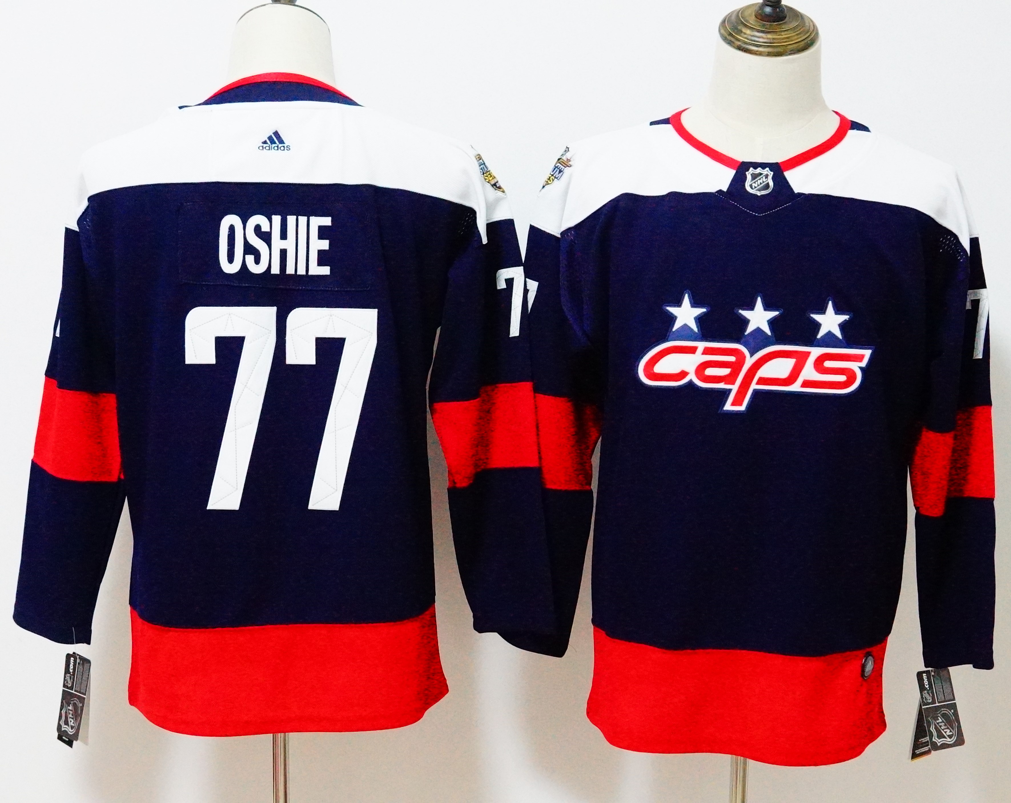 Women Adidas Capitals #77 Evgeny Kuznetsov Black Authentic Team Logo Fashion Stitched NHL Jersey (3)