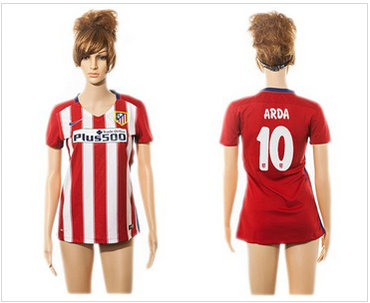 Women Atletico Madrid #10 Arda Home Soccer Club Jersey Women Atletico Madrid #10 Arda Home Soccer Club Jersey