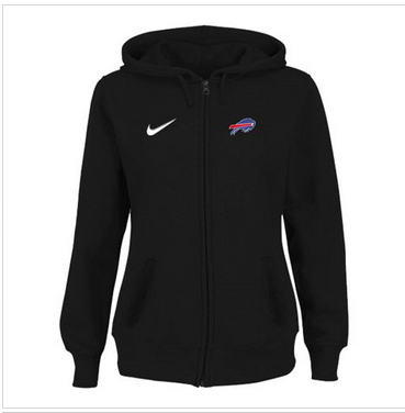 Women Buffalo Bills Stadium Rally Full Zip Hoodie Black
