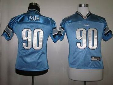 Women Detroit Lions 90 Ndamukong Suh BLUE Jersey Women Detroit Lions 90 Ndamukong Suh BLUE Jersey
