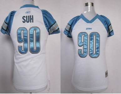 Women Detroit Lions 90 Ndamukong Suh Color white Women Detroit Lions 90 Ndamukong Suh Color white
