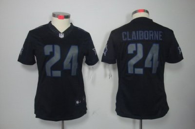 Women NEW Dallas Cowboys #24 Morris Claiborne Black Jerseys(Impact Limited)