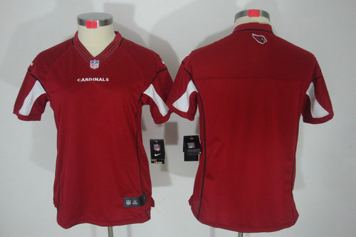 Women NEW NFL Arizona Cardinals Blank Red Jerseys
