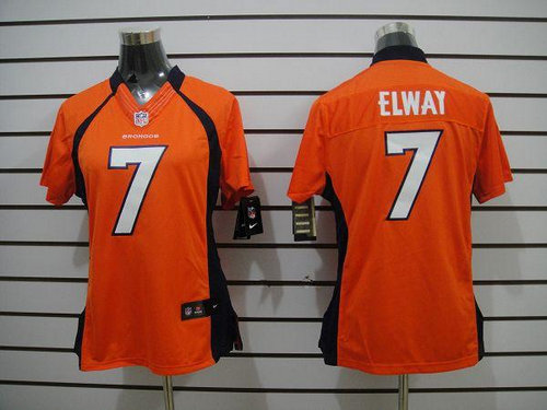 Women NEW NFL Denver Broncos 7 John Elway Orange Jerseys Women NEW NFL Denver Broncos 7 John Elway Orange Jerseys