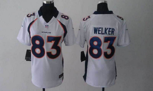 Women NEW NFL Denver Broncos 83 Wes Welker White Jerseys Women NEW NFL Denver Broncos 83 Wes Welker White Jerseys