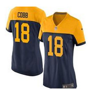 Women New Green Bay Packers#18 Randall Cobb Navy Blue Alternate Stitched NFL New Elite Jersey Women New Green Bay Packers#18 Randall Cobb Navy Blue Alternate Stitched NFL New Elite Jersey