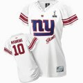Women New York Giants #10 Eli Manning 2011 Women Field Flirt 2012 Super Bowl XLVI Jersey White Women New York Giants #10 Eli Manning 2011 Women Field Flirt 2012 Super Bowl XLVI Jersey White