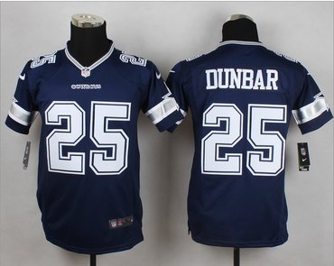 Women Nike Cowboys #25 Lance Dunbar Navy Blue Team Color NFL Elite Jersey