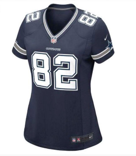 Women Nike Dallas Cowboys #82 Jason Witten Blue Nike NFL Jerseys