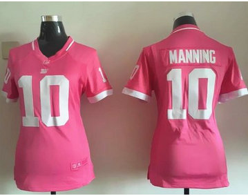 Women Nike Giants #10 Eli Manning Pink Stitched NFL Elite Bubble Gum Jersey Women Nike Giants #10 Eli Manning Pink Stitched NFL Elite Bubble Gum Jersey