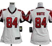 Women Nike NFL Atlanta Falcons 84 Roddy White White jerseys