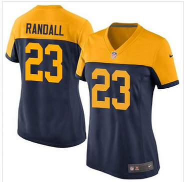 Women Nike Packers #23 Damarious Randall Navy Blue Alternate Stitched NFL New Elite Jersey Women Nike Packers #23 Damarious Randall Navy Blue Alternate Stitched NFL New Elite Jersey