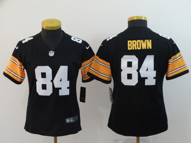 Women Nike Steelers 84 Antonio Brown Black Women Alternate Vapor Untouchable Limited Jersey Women Nike Steelers 84 Antonio Brown Black Women Alternate Vapor Untouchable Limited Jersey