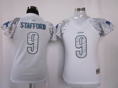 Women Zebra Field Flirt Fashion Detroit Lions 9 Matthew