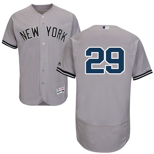 Yankees #29 Todd Frazier Grey Flexbase Authentic Collection Stitched MLB Jersey Yankees #29 Todd Frazier Grey Flexbase Authentic Collection Stitched MLB Jersey