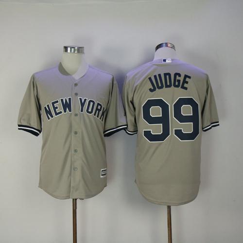 Yankees #99 Aaron Judge Grey New Cool Base Stitched MLB Jersey Yankees #99 Aaron Judge Grey New Cool Base Stitched MLB Jersey