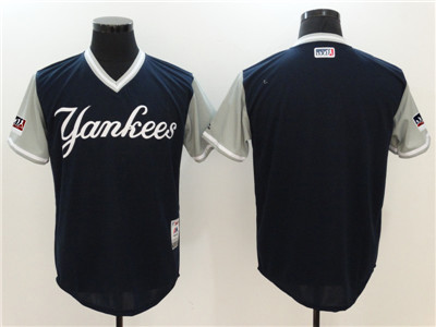 Yankees Navy 2018 Players' Weekend Authentic Team Jersey Yankees Navy 2018 Players' Weekend Authentic Team Jersey