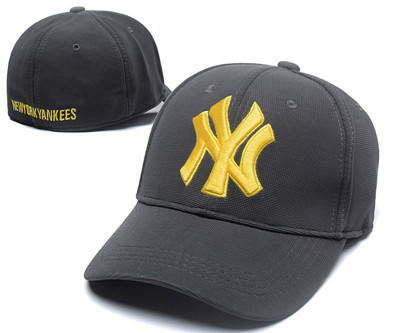 Yankees Team Logo Black Stretch Fitted Hat SG2 Yankees Team Logo Black Stretch Fitted Hat SG2