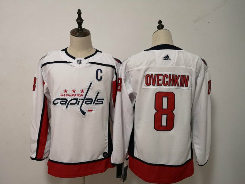 Youth Adidas Capitals #8 Evgeny Kuznetsov Black Authentic Team Logo Fashion Stitched NHL Jersey
