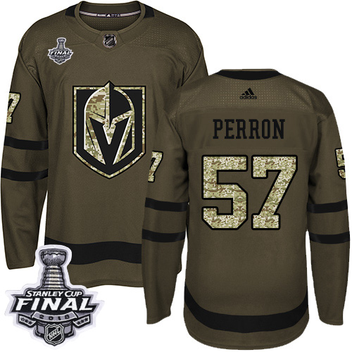 Adidas Golden Knights #57 David Perron Green Salute to Service 2018 Stanley Cup Final Stitched Youth NHL Jersey Adidas Golden Knights #57 David Perron Green Salute to Service 2018 Stanley Cup Final Stitched Youth NHL Jersey