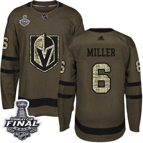 Adidas Golden Knights #6 Colin Miller Green Salute to Service 2018 Stanley Cup Final Stitched Youth NHL Jersey Adidas Golden Knights #6 Colin Miller Green Salute to Service 2018 Stanley Cup Final Stitched Youth NHL Jersey