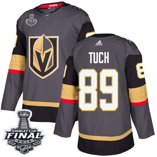 Adidas Golden Knights #89 Alex Tuch Grey Home Authentic 2018 Stanley Cup Final Stitched Youth NHL Jersey Adidas Golden Knights #89 Alex Tuch Grey Home Authentic 2018 Stanley Cup Final Stitched Youth NHL Jersey
